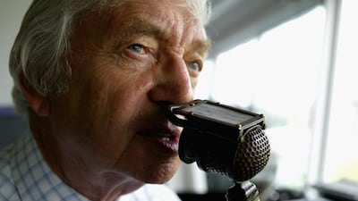Richie Benaud was a remarkably influential television commentator for more than 40 years. Tom Shaw / Getty Images