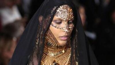 Middle Eastern influence was clear to see in collections by designers such as Riccardo Tisci at Givenchy