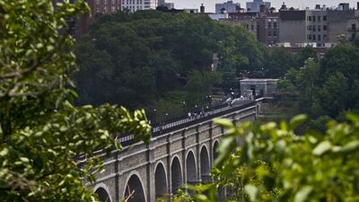 The newly reopened High Bridge and Highbridge Park in New York. Bebeto Matthews / AP Photo