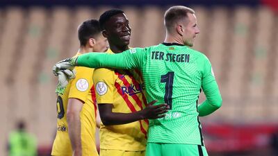 Ilaix Moriba, N/A - On for Pedri after 81. The hugely promising midfielder almost equalised against Real Madrid last week. Nothing as notable in Seville. Getty
