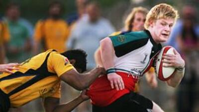 The Abu Dhabi Harlequins drew 23-23 with the Dubai Hurricanes at the Al Ghazal Club.