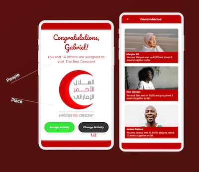 Dhabyani was developed by Zayed University students Mahreen Munir, Gabriel Xavier Basques Soares and Aisha Omar Salim Lihwaidi Al Ali. Photo: Aisha Omar Al Ali