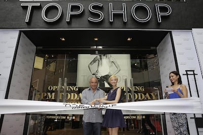 Topshop, like other Arcadia Group brands, is in the spotlight. Getty