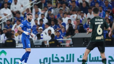 Karim Benzema during the King's Cup final on Friday. Getty Images