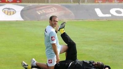 Mick McDermott, the former Al Ain fitness coach, who performs the same role for Iran.