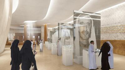 An Artist's impression of the Union Museum that will tell the story of the UAE's journey over the years.