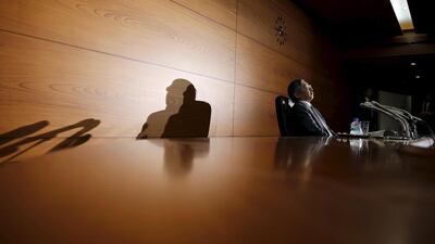 Bank of Japan governor Haruhiko Kuroda attends a news conference at the BOJ headquarters in Tokyo. Toru Hanai / Reuters