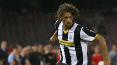 Amauri, one of Juventus' summer recruits from Palermo.