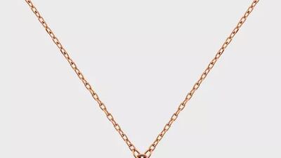 Aspiration necklace, Dh618, Daniel Washington, Namshi. Photo: Namshi