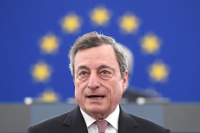 European Central Bank president Mario Draghi. AFP