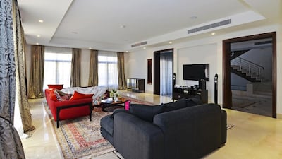 At the start of 2011, villas similar to this Jumeirah Islands's Mansions property were going for between Dh6.4 million and Dh6.5m. Courtesy Better Homes