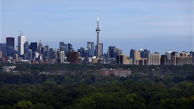 The Toronto skyline. Getty Images / AFP