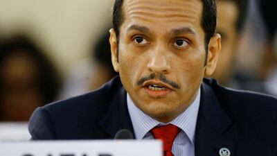 Qatar's foreign minister Sheikh Mohammed bin Abdulrahman Al Thani has claimed his country has the United States’ backing to resolve the dispute with its Arab neighbours. Denis Balibouse/ Reuters