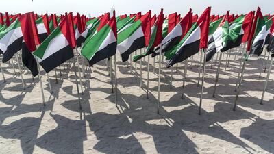 The Flag Garden on Kite Beach, Dubai. Antonie Robertson / The National