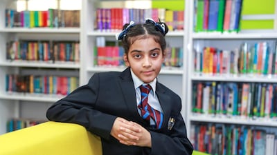 Brighton College student Maitha Al Hajaj. Victor Besa / The National