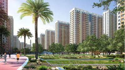 Nakheel has unveiled Jebel Ali Gardens, a new community for 40,000 people, at Cityscape Global in Dubai. Courtesy Nakheel