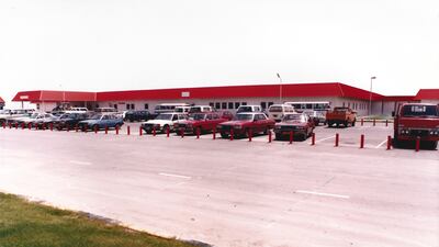Ruwais Hospital in the 1980s
