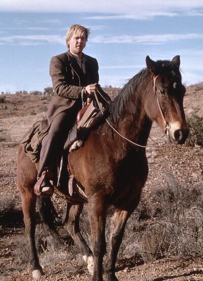Kiefer Sutherland got bitten by the horse riding bug while filming his 1998 film 'Young Guns', and has gone on to win the US Team Roping Championships twice. Photo: Alamy