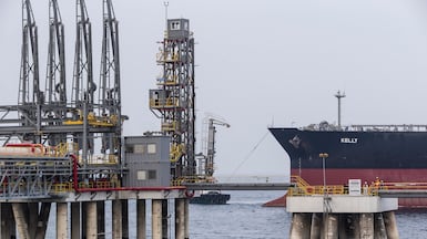 A tanker at the Port of Fujairah. The UAE has been instrumental in helping to mitigate the effects of Iran's actions on global oil supplies. Antonie Robertson / The National