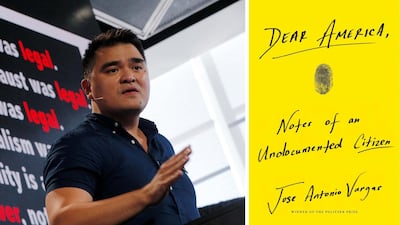 'Dear America: Notes of an Undocumented Citizen' by Jose Antonio Vargas published by Dey Street Books. Reuters, HarperCollins