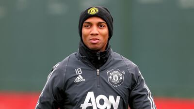 Manchester United's Ashley Young during the training session at the AON Training Complex, Manchester.