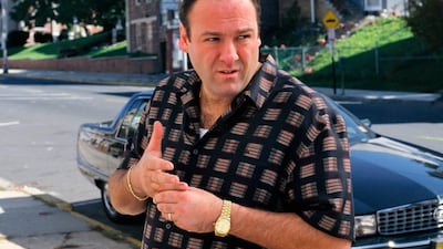 James Gandolfini wearing Rolex Day-Date in The Sopranos. Photo: HBO