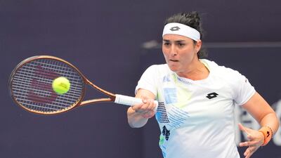 Ons Jabeur of Tunisia opens her WTA finals campaign against US Open champion Coco Gauff. Getty