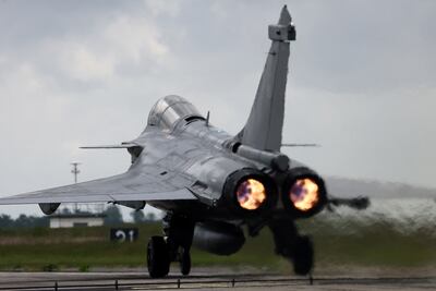 A French Rafale M fighter jet made by Dassault Aviation. Reuters