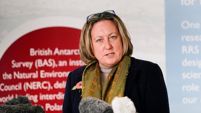 Anne-Marie Trevelyan is the UK government’s champion of climate adaptation and resilience at Cop26. AP