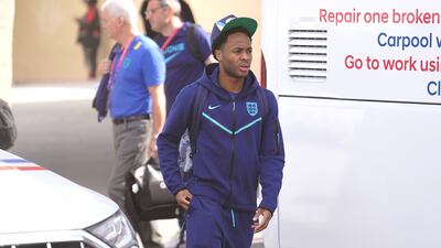 Raheem Sterling on his way back to rejoin Chelsea. PA