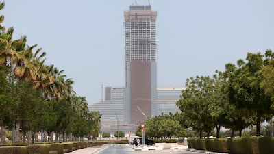 Construction of Wynn Al Marjan Island gets under way. Chris Whiteoak / The National