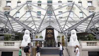 The Peninsula Paris, formerly known as the Hotel Majestic, is the first foray into Europe of the Hong Kong hotel group. Christophe Karaba / EPA