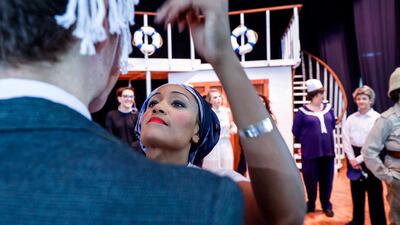 The Abu Dhabi Choral Group is preparing to stage the final two shows of Anything Goes, its spring production, on Thursday and Friday. Victor Besa / The National