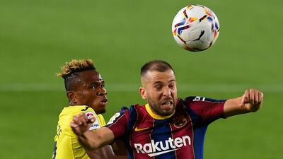 Jordi Alba – 7, The Spaniard made a key interception early on and then, at the other end, he pulled the ball back for Fati to net the opening goal. He was a constant threat on the left, and saw a shot beaten away by Asenjo. AFP