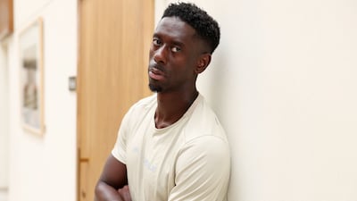 Former Team GB athlete Reece Prescod at the Enhanced Games training camp at the Erth Hotel in Abu Dhabi. Chris Whiteoak / The National