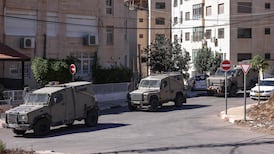 Israeli forces raid a hospital in Ramallah, where they arrested a man suspected of killing an Israeli. AFP