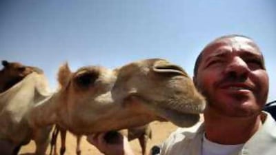 Karim Rushdy, 47, spends several nights a week camping in the desert near Liwa Oasis.