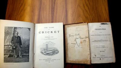 Laws of cricket from the late 1800's.
