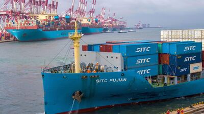 China’s exports fell at a faster pace in September while imports contracted for a fifth straight month. AFP