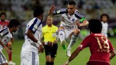 Mirel Radoi, leaping in the centre, has found ways to make each team he has played for just that much better.