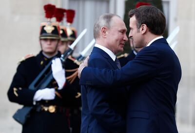 Emmanuel Macron has advocated for opening up to Russia. EPA