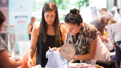 At Baby Bazaar, twice-a-month markets at Times Square Centre in Dubai, parents can buy and sell pre-loved baby equipment. Photo supplied