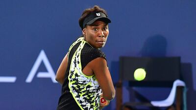 Venus Williams, seen here in action at the Mubadala World Tennis Championship in Abu Dhabi, beat Victoria Azarenka in her first-round match at the Auckland Classic. AFP