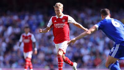 Martin Odegaard 6 - Stretched the play during counter-attacks with direct runs, and that helped provide space for Bukayo Saka and Gabriel Jesus to operate. AFP