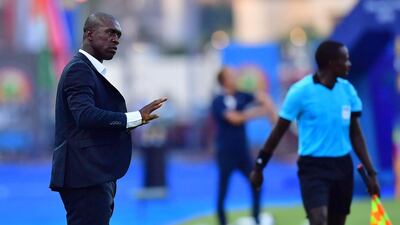 Cameroon's manager Clarence Seedorf was unable to inspire his side beyond the second round of the African Cup of Nations. AFP