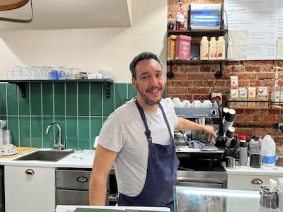 Cafe owner Liam Mansouri, who is originally from Algeria, said he was proud the community came together. The National