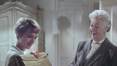 Julie Andrews and Norma Varden in 'The Sound of Music'. Getty Images