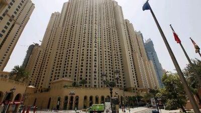 Dubai, 24th August 2011. Exterior shot of Sadaf Tower at Jumeirah Beach Residence. (Jeffrey E Biteng / The National)