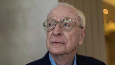 British actor Michael Caine's career spans more than eight decades. AP