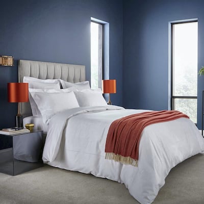 Make your bedroom a clutter-free space and invest in the best bedsheets you can afford. Courtesy The Fine Cotton Company